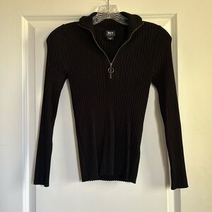 Maeve by Anthropologie black zip sweater XS. Super stretch, comfort!